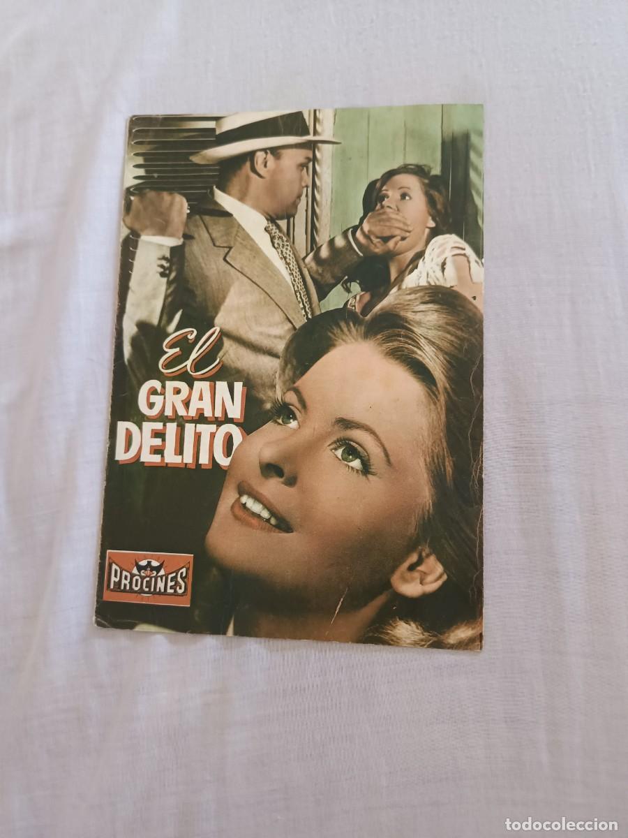 Cine: GUIA DE CINE TIPO LIBRITO 8 PAGINAS EL GRAN DELITO SCOTT BRADY