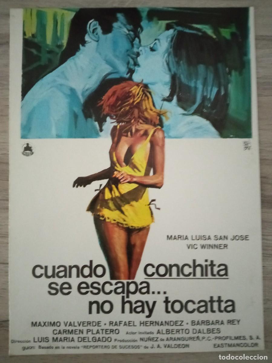 Cine: GU&Iacute;A PUBLICITARIA DE LA PEL&Iacute;CULA CUANDO CONCHITA SE ESCAPA... NO HAY TOCATTA, BARBARA REY