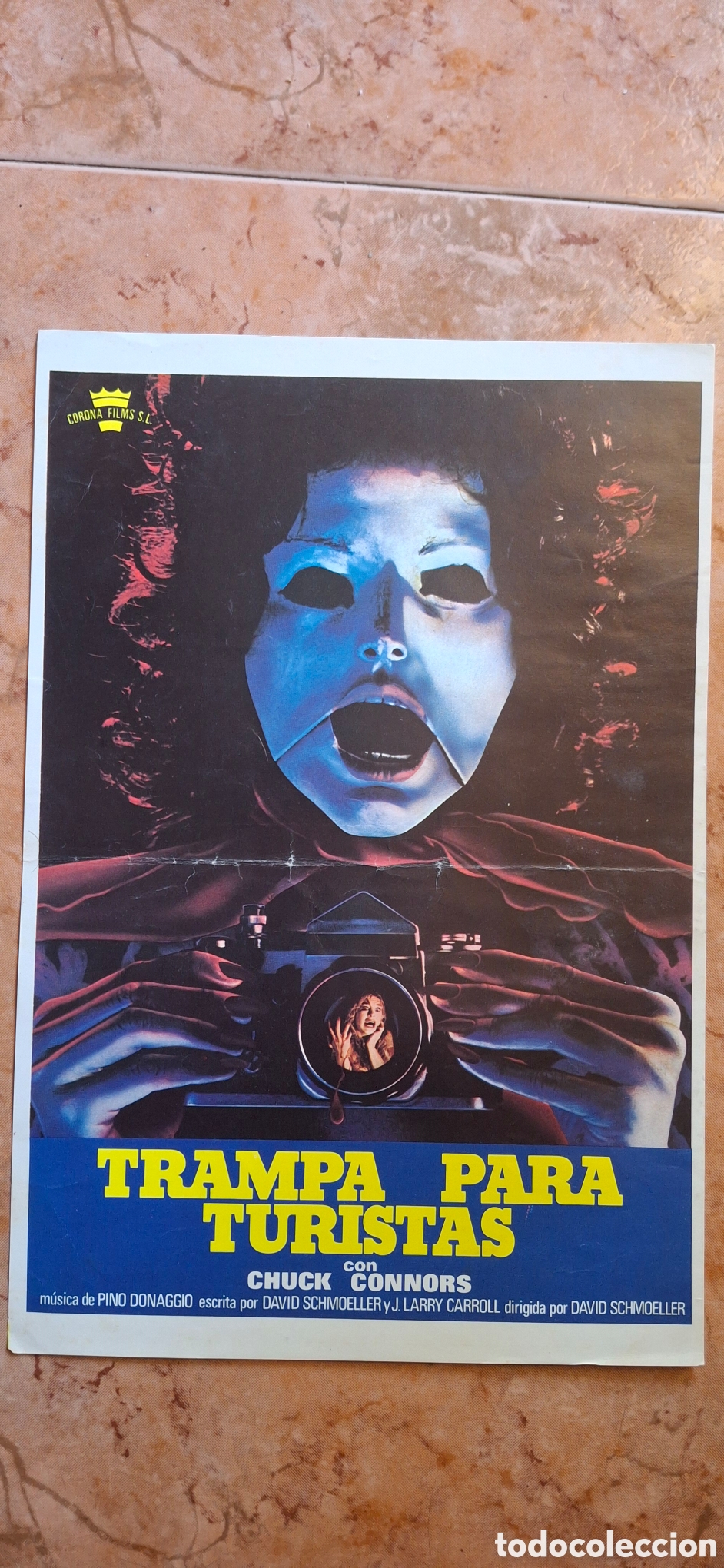 Cine: Gu&iacute;a publicitaria original de cine (Pressbook) - TRAMPA PARA TURISTAS (Tourist Trap, 1979) - Terror