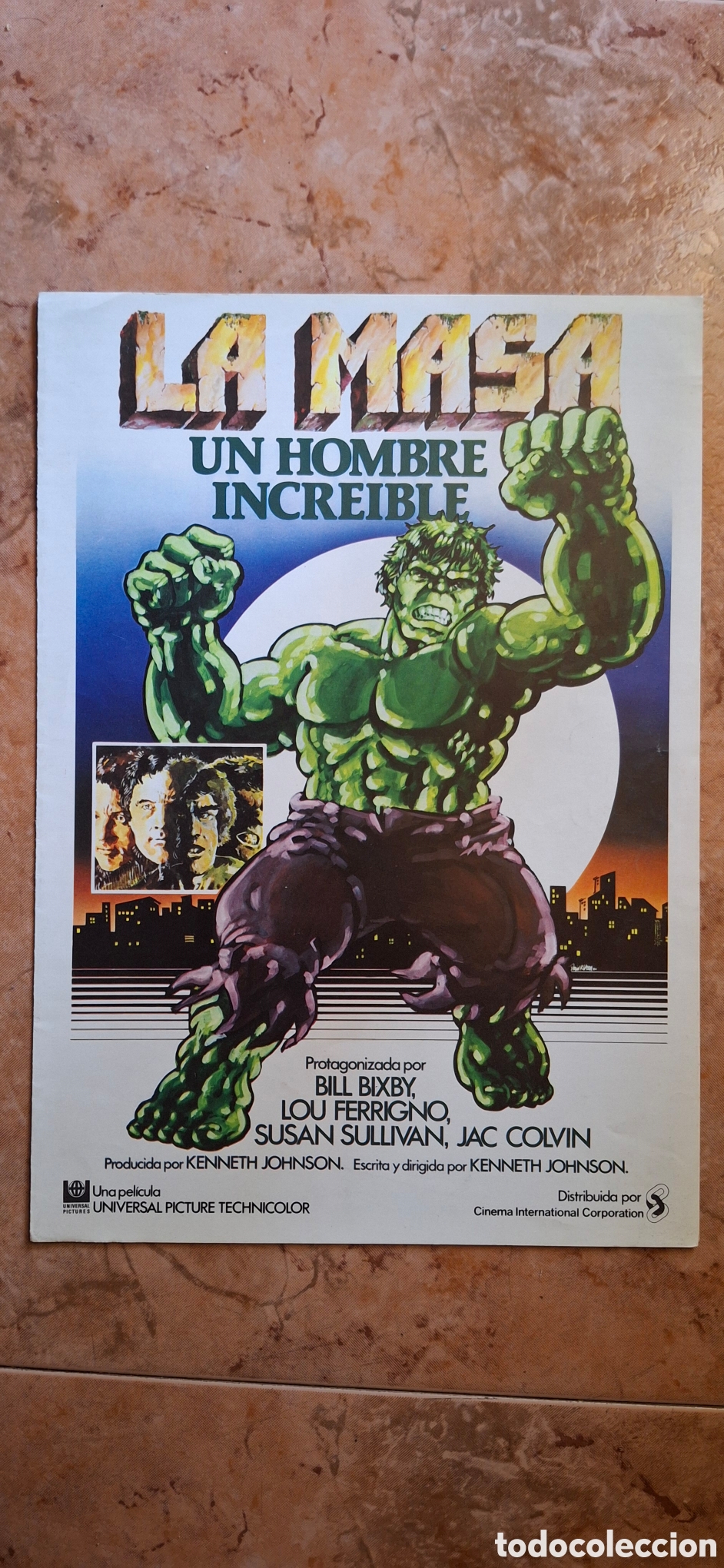 Cine: original - LA MASA: UN HOMBRE INCRE&Iacute;BLE (The Incredible Hulk) - Lou Ferrigno / Bill Bixby