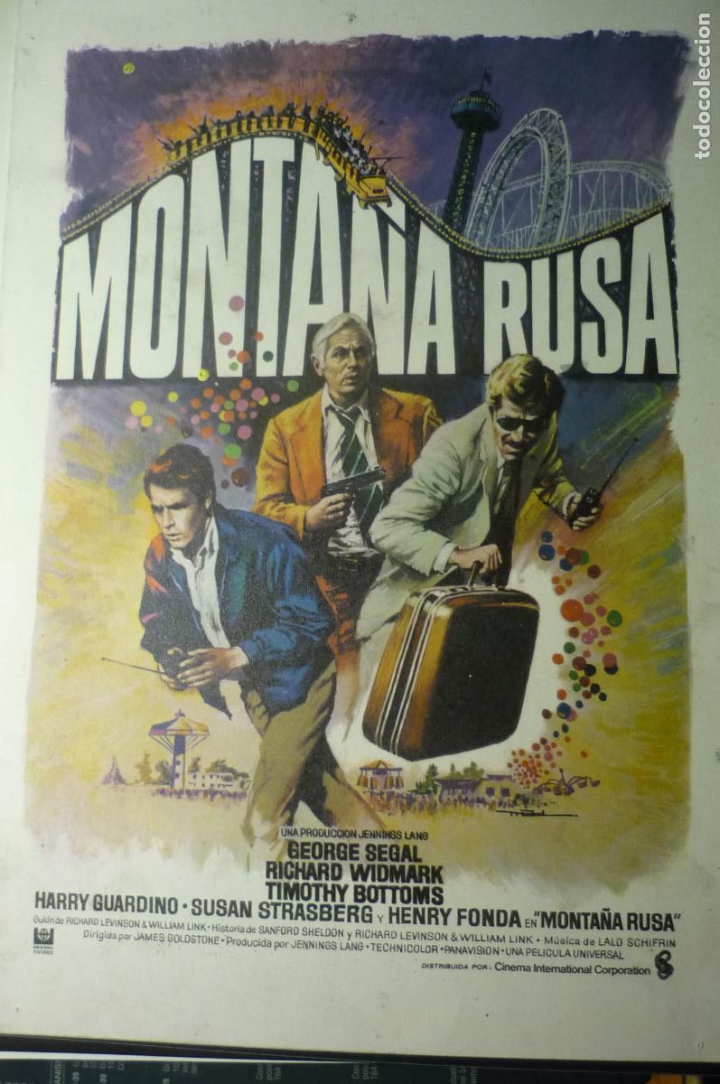 Cine: guia doble monta&ntilde;a rusa,. george segal