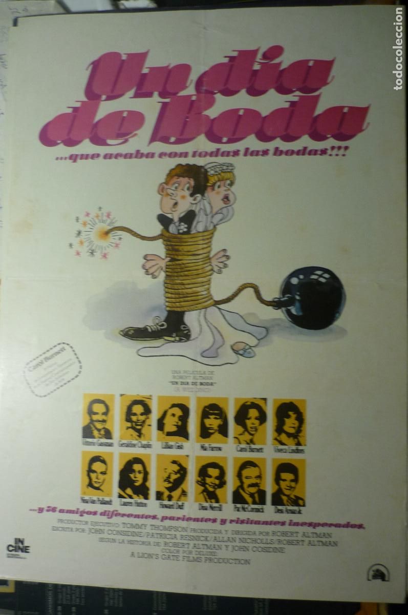 Cine: guia sencilla un dia de boda carol burnett