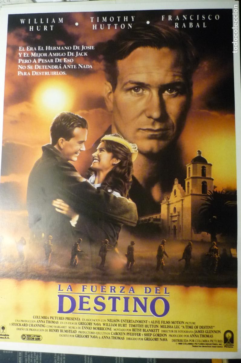 Cine: guia sencilla la fuerza del destino.- william hurt