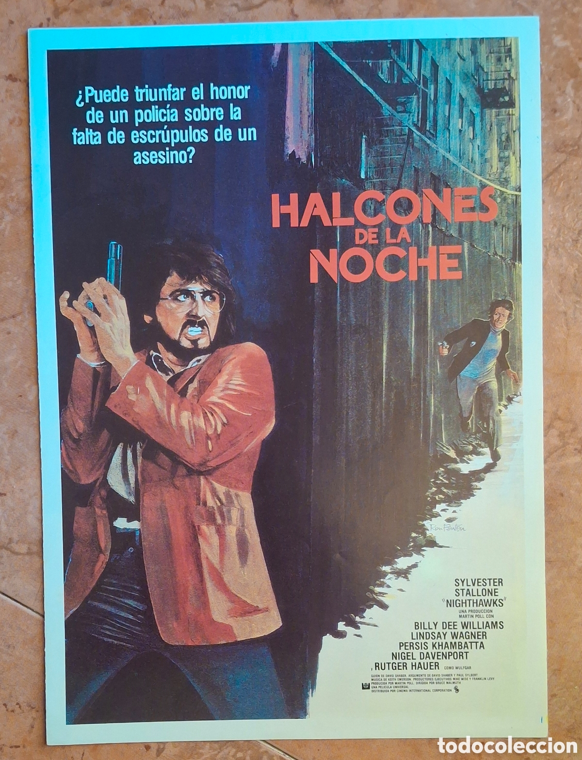 Cine: original / Pressbook - HALCONES DE LA NOCHE (1981) Sylvester Stallone. &iexcl;Muy rara!