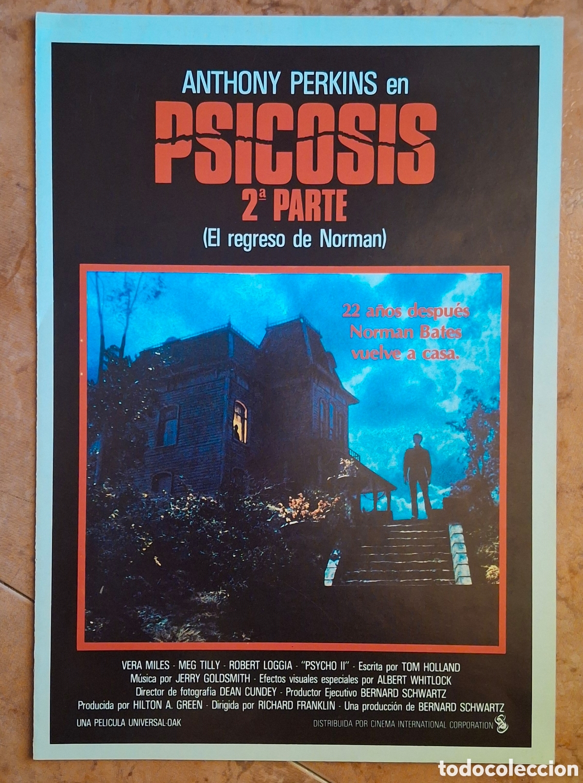 Cine: PSICOSIS 2&ordf; PARTE (El regreso de Norman, 1983) - Richard Franklin / Anthony Perkins
