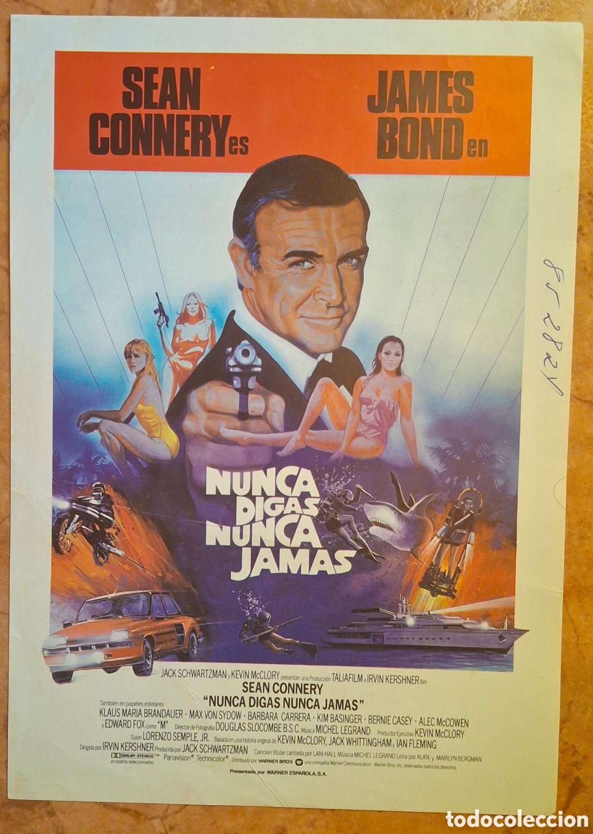 Cine: JAMES BOND: NUNCA DIGAS NUNCA JAM&Aacute;S (1983) - GU&Iacute;A DE PRENSA