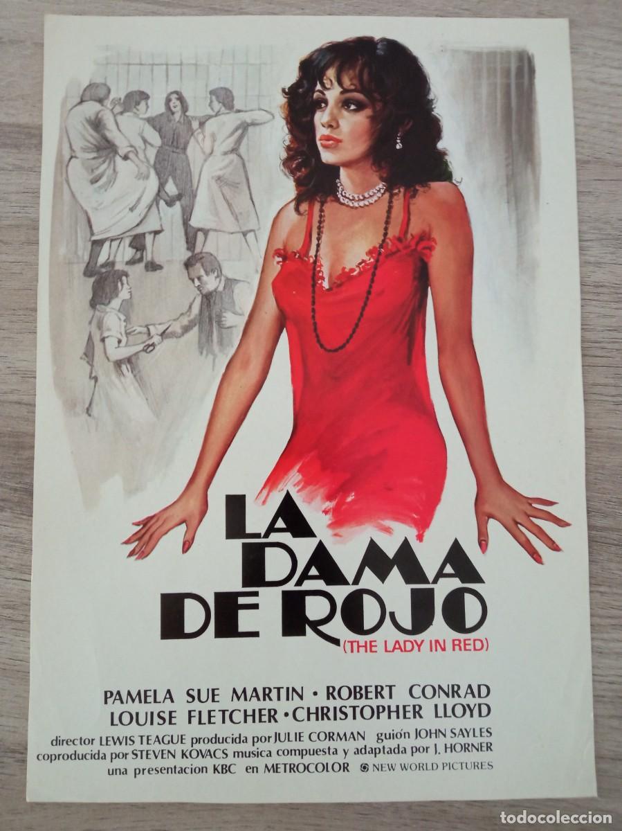 Cine: LA DAMA DE ROJO, PAMELA SUE MARTIN, EN BLANCO POR DETRAS