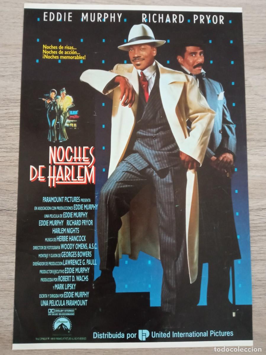 Cine: GU&Iacute;A PUBLICITARIA DE LA PEL&Iacute;CULA NOCHES DE HARLEM, EDDIE MURPHY, DEFECTUOSA