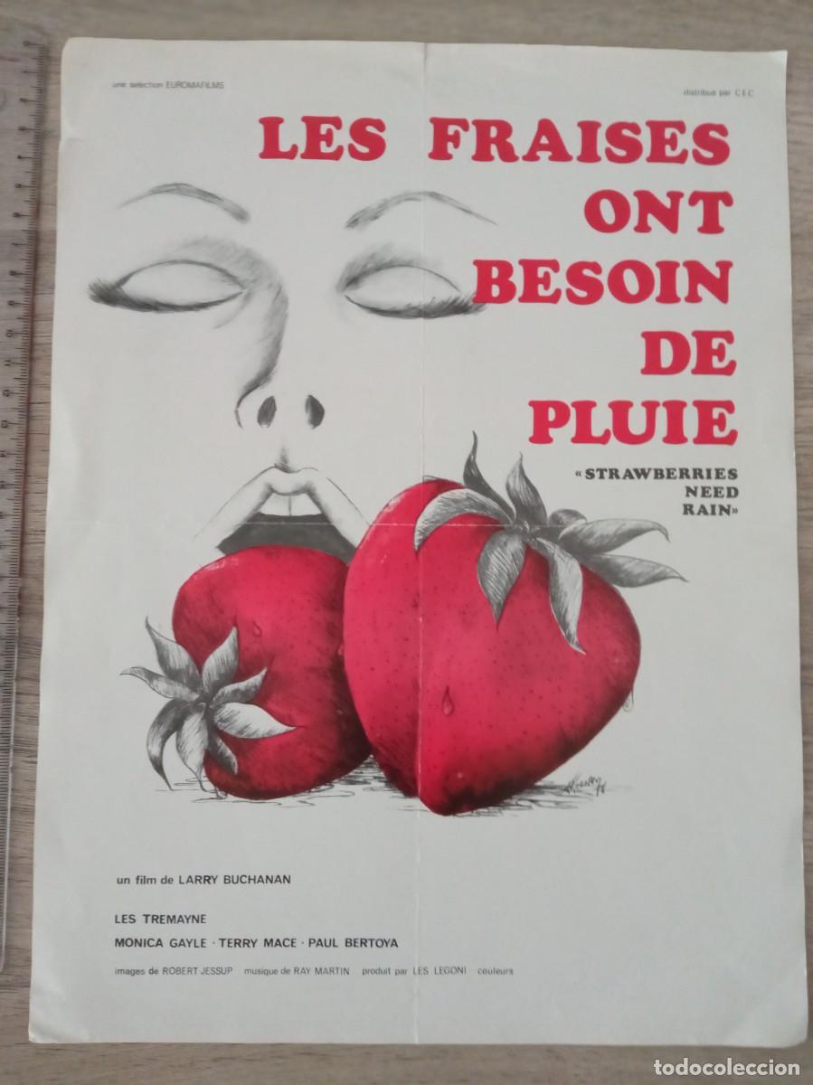 Cine: LES FRAISES ONT BESOIN DE PLUIE, GU&Iacute;A FRANCESA