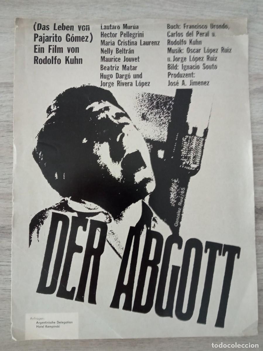 Cine: DER ABGOTT (EL IDOLO), HECTOR PELLEGRINI, GU&Iacute;A ALEMANA
