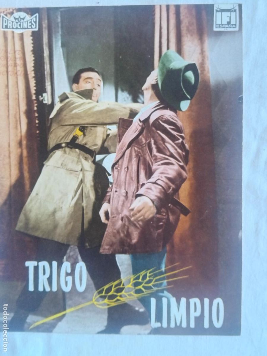 Cine: GUIA PUBLICITARIA DE CINE TRIGO LIMPIO. NURIA ESPERT.