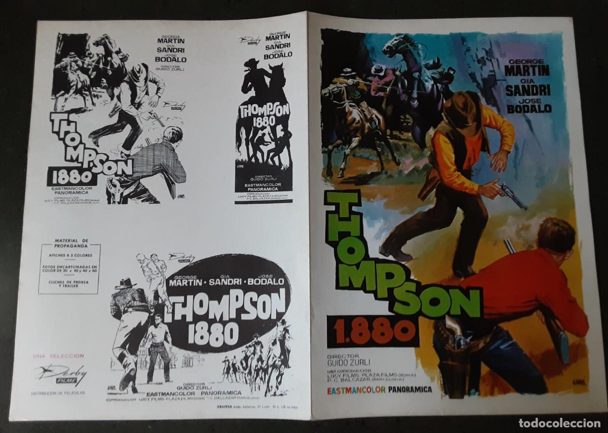 Cine: THOMPSON 1880, GEORGE MARTIN, GIA SANDRI, JOS&Eacute; BODALO. DIBUJO JANO.