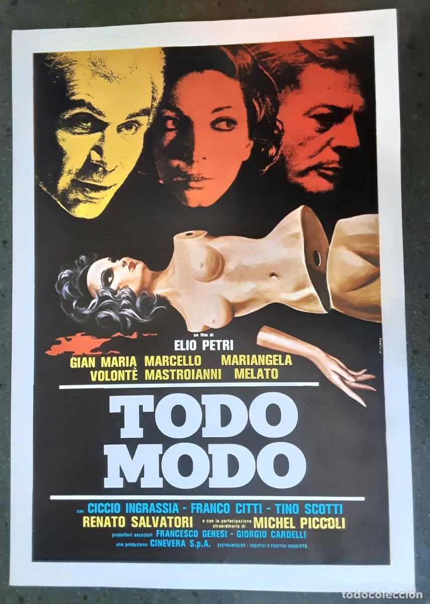 Cine: TODO MODO, GIAN MARIA VOLONT&Egrave;,MARCELLO MASTROIANNI, MARIANGELA MELATO.