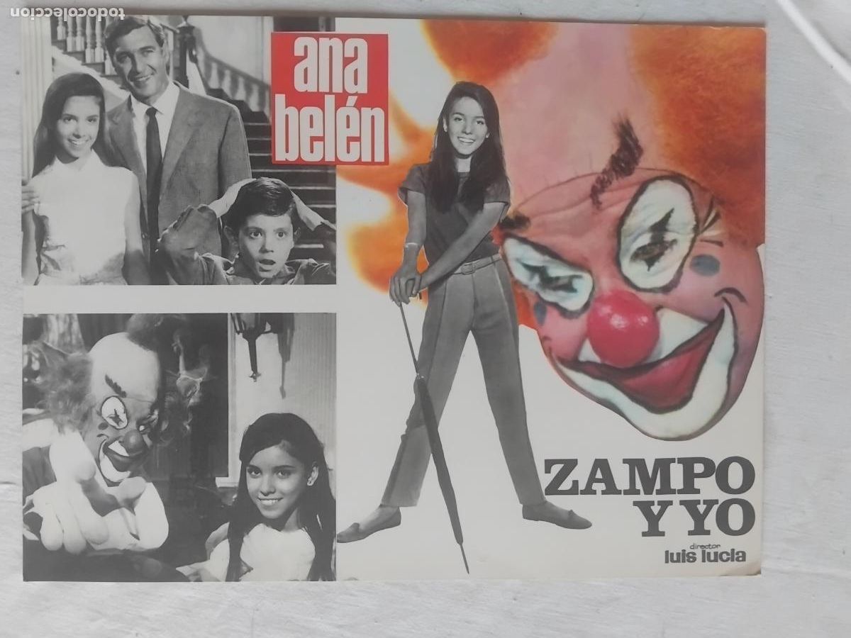 Cine: GUIA DE CINE ORIGINAL ZAMPO Y YO ANA BELEN. LUIS LUCIA. 1966. CIRCO.