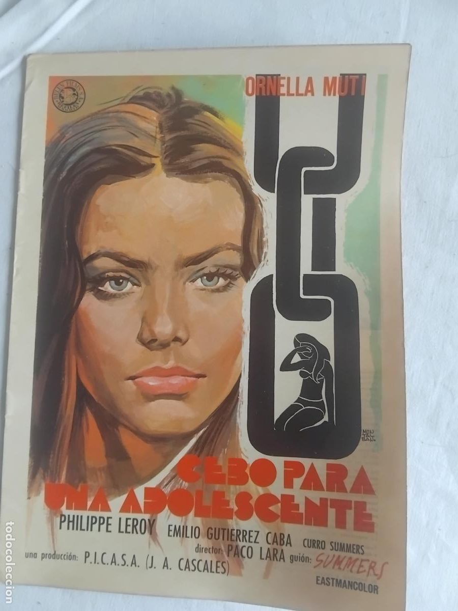 Cine: GUIA DE CINE ORIGINAL CEBO PARA UNA ADOLESCENTE. ORNELLA MUTI