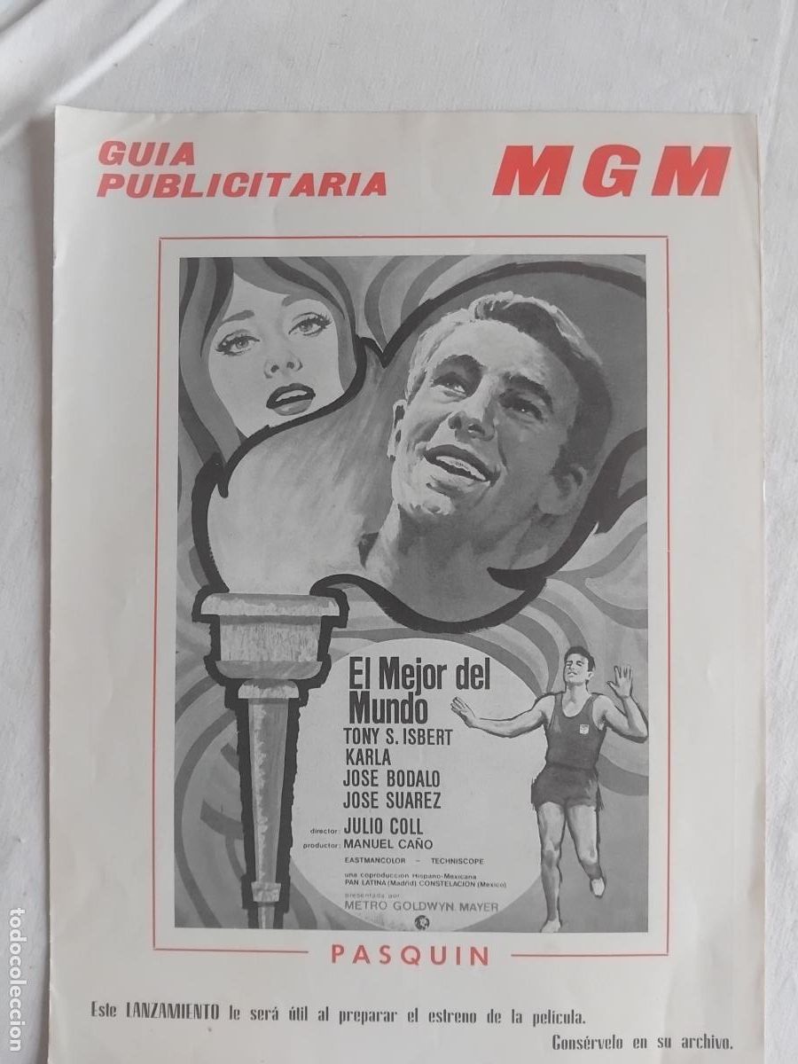 Cine: GUIA DE CINE ORIGINAL EL MEJOR DEL MUNDO / TONY S. ISBERT - KARLA - JOSE BODALO