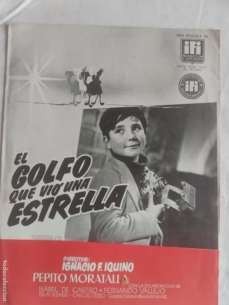 Cine: GUIA DE CINE ORIGINAL EL GOLFO QUE VIO UNA ESTRELLA IQUINO GILA ISABEL DE CASTRO