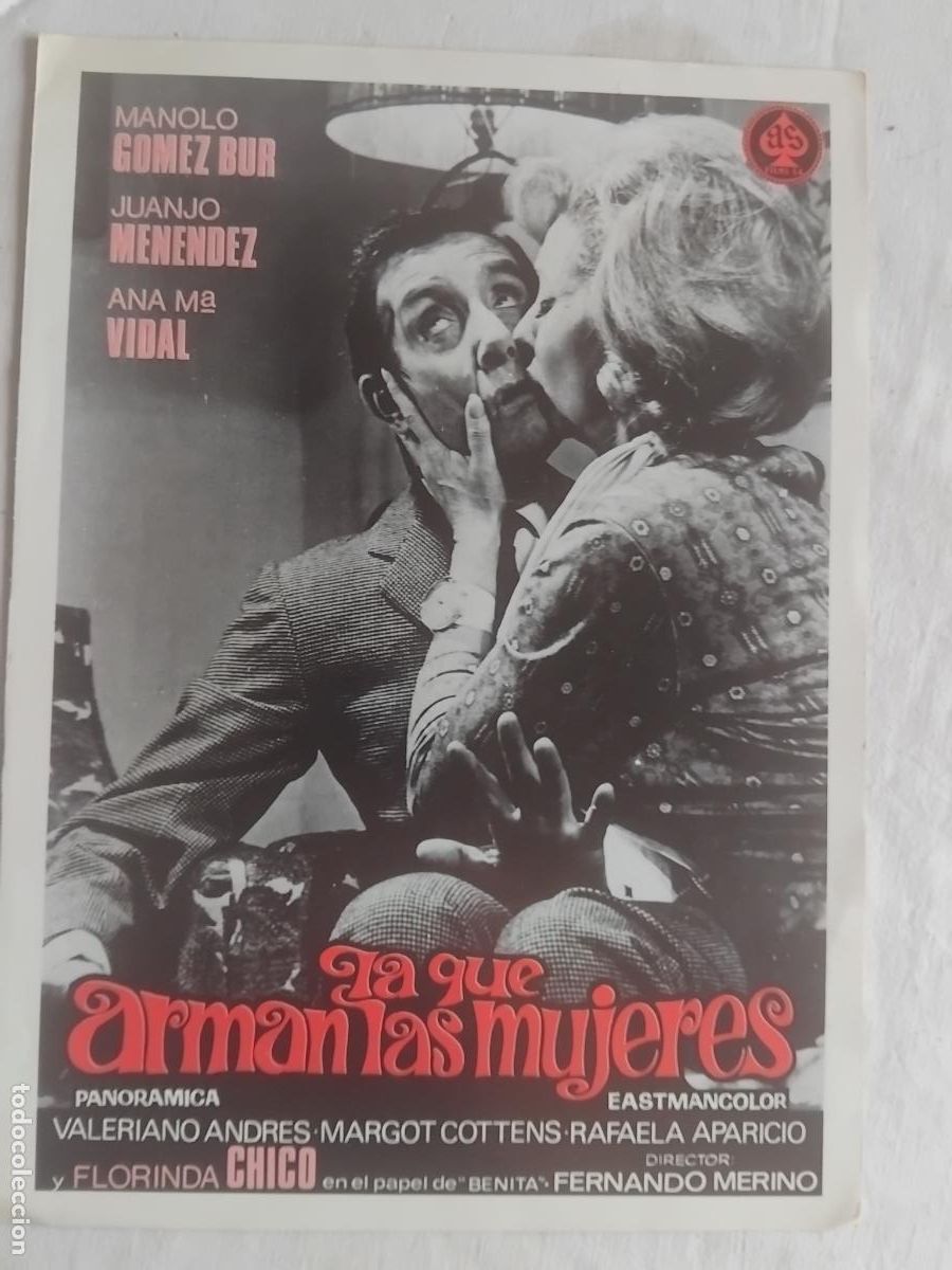 Cine: GUIA DE CINE ORIGINAL LA QUE ARMAN LAS MUJERES MANOLO GOMEZ BUR JUANJO MENENDEZ