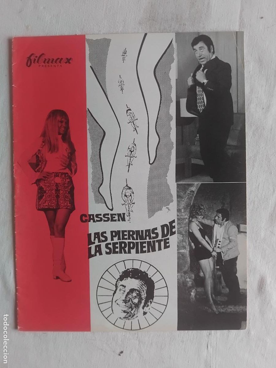 Cine: GUIA DE CINE ORIGINAL LAS PIERNAS DE LA SERPIENTE CASSEN. TERESA GIMPERA.