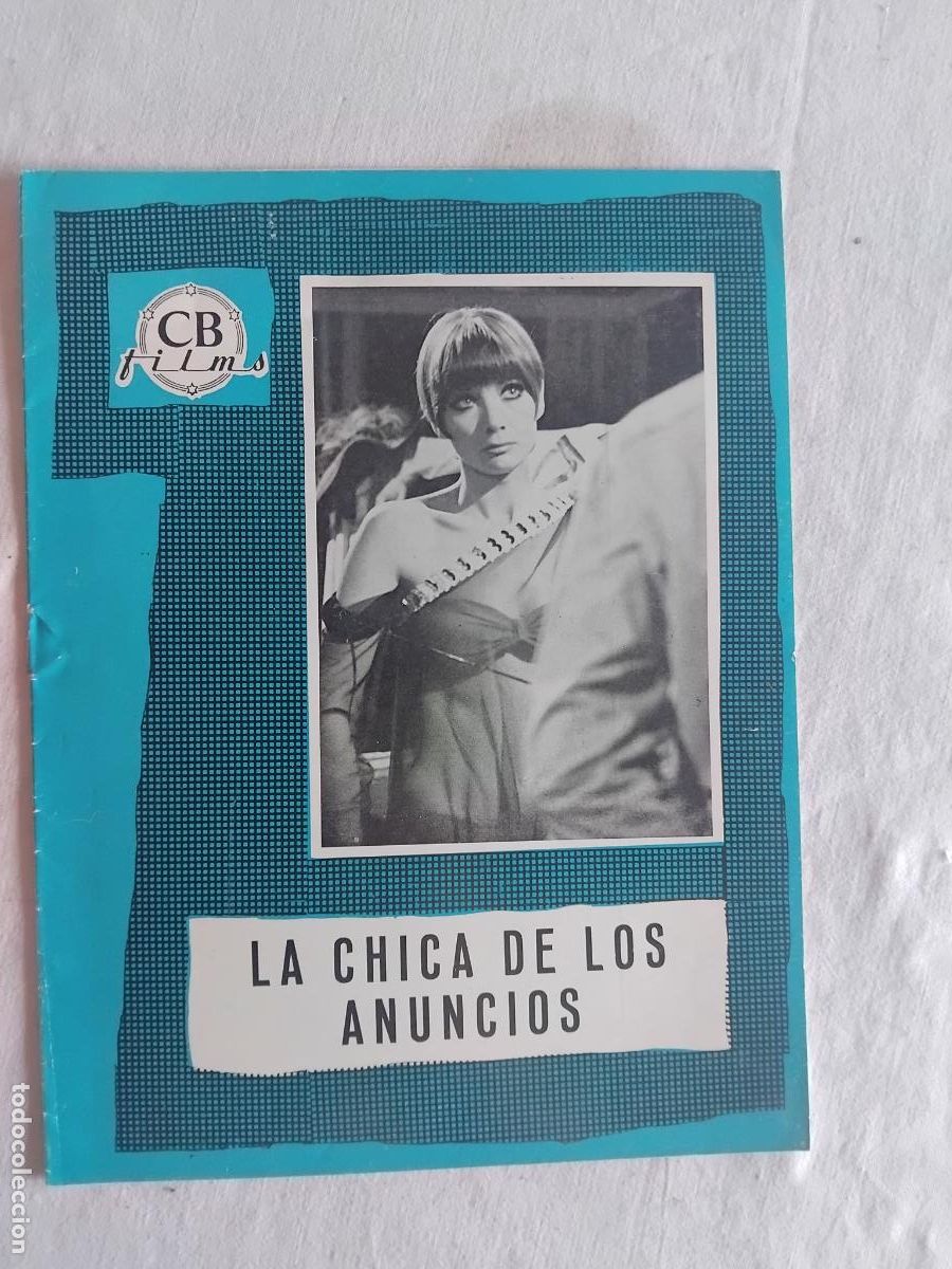 Cinema: GUIA DE CINE ORIGINAL LA CHICA DE LOS ANUNCIOS SONIA BRUNO JUAN LUIS GALIARDO