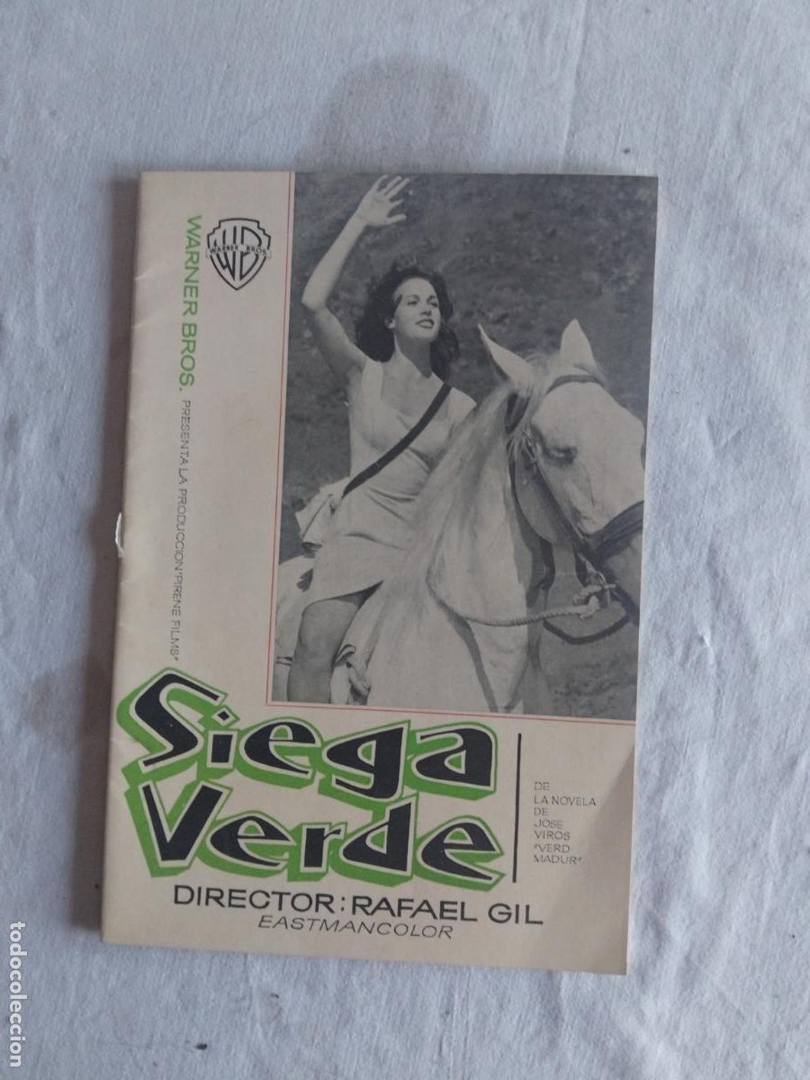 Cine: GUIA DE CINE ORIGINAL SIEGA VERDE RAFAEL GIL JEANNE VALERIE CARLOS LARRA&Ntilde;AGA