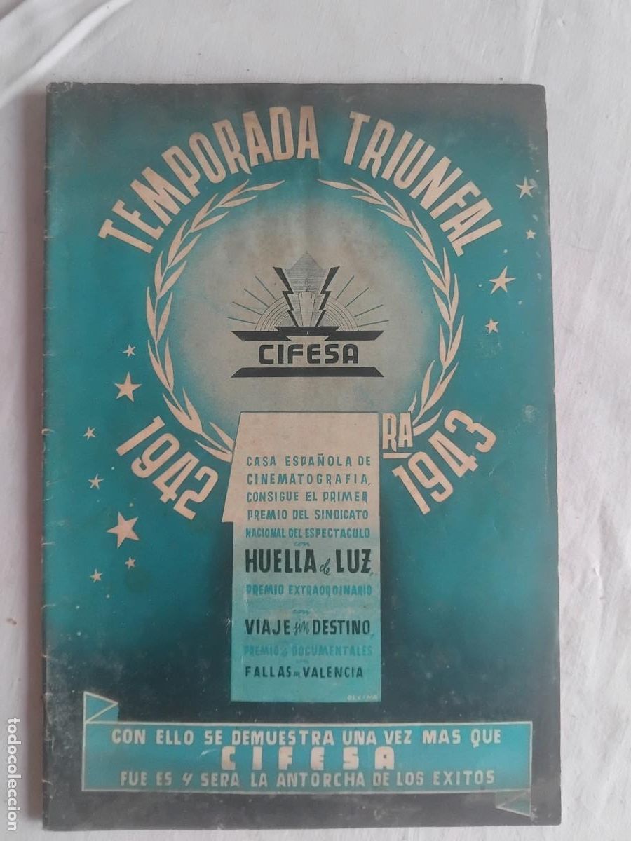 Cine: CATALOGO PRODUCTORA CINE CIFESA TEMPORADA 1942 1943