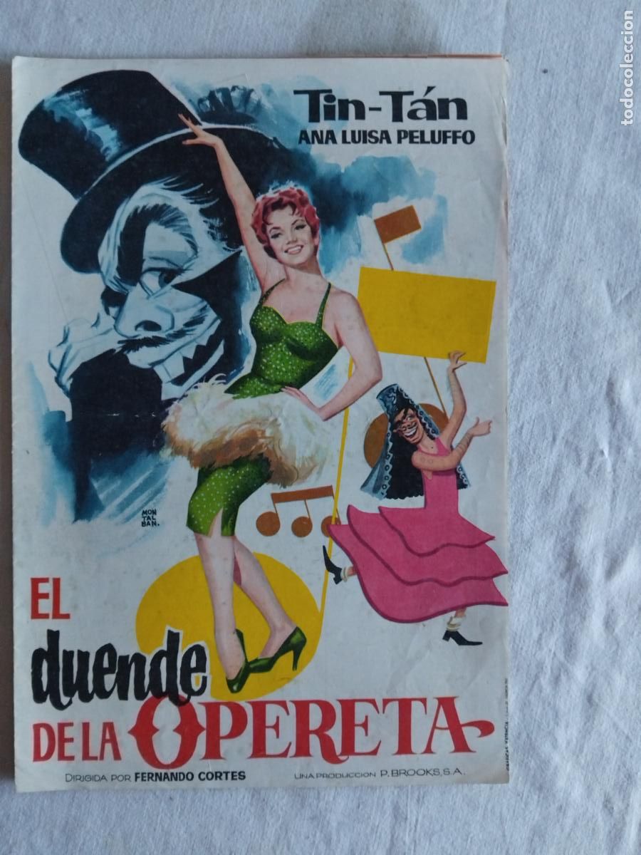 Cine: GUIA DE CINE EL DUENDE DE LA OPERETA TIN-TAN ANA LUISA PELUFFO