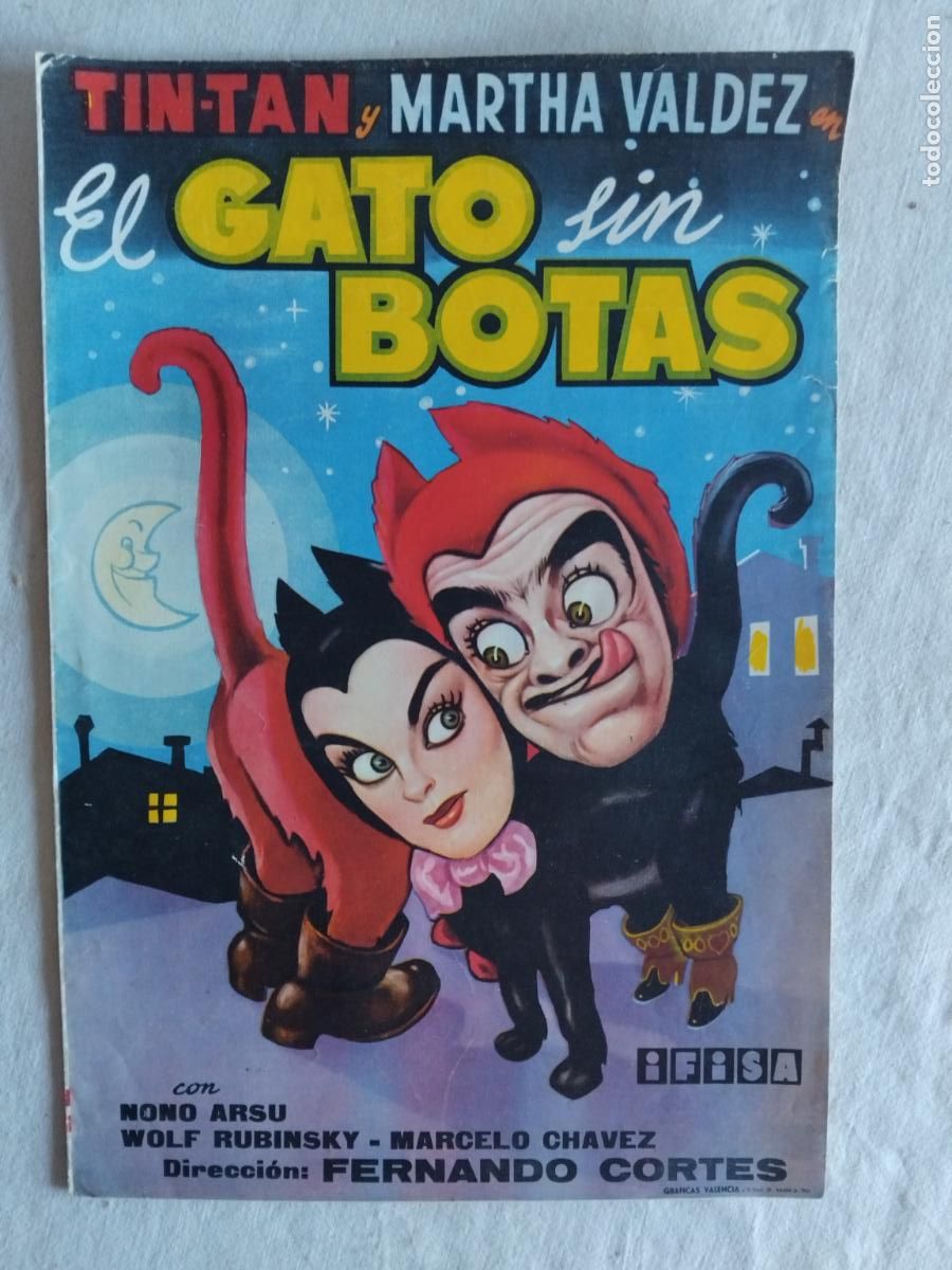 Cine: GUIA DE CINE EL GATO SIN BOTAS - TIN-TAN Y MARTHA VALDEZ