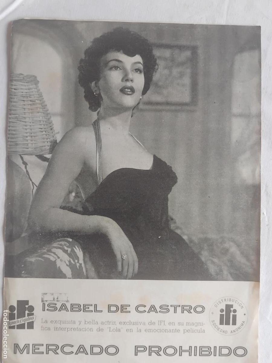 Cine: GUIA DE CINE MERCADO PROHIBIDO. ISABEL DE CASTRO.