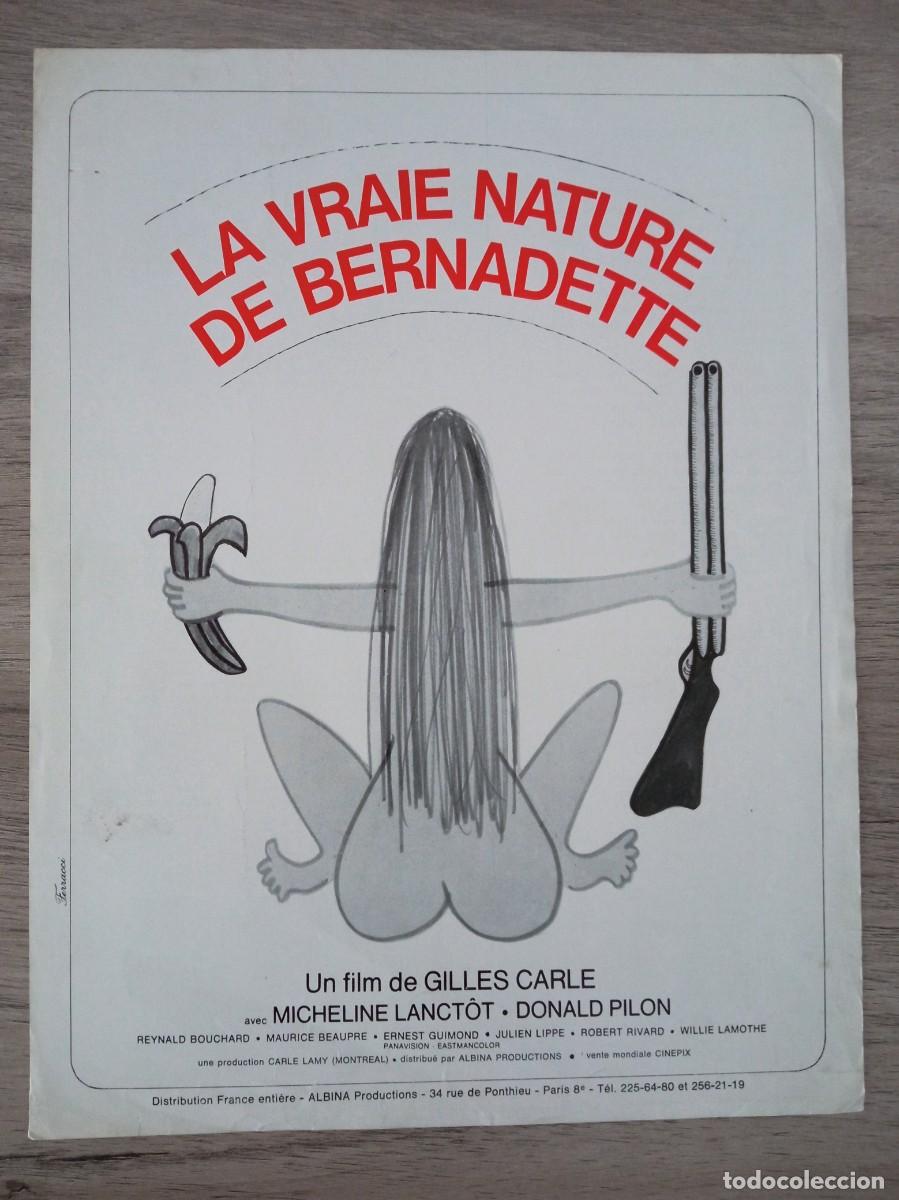 Cine: LA VRAIE NATURE DE BERNADETTE, MICHELINE LANCTOT, GU&Iacute;A FRANCESA