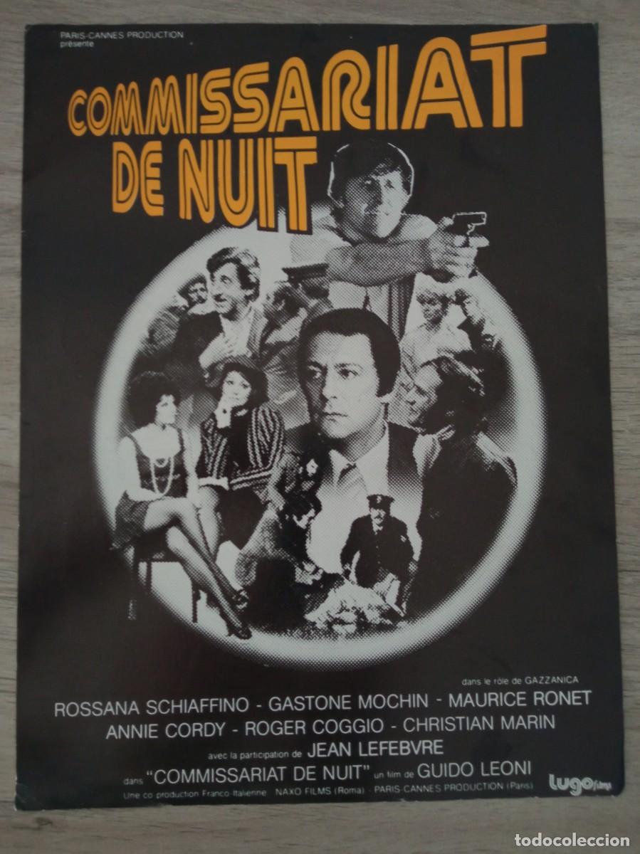 Cine: COMMISSARIAT DE NUIT, ROSSANA SCHIAFFINO, MAURICE RONET, GU&Iacute;A FRANCESA