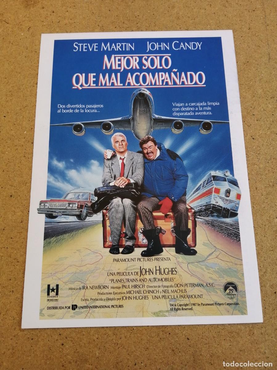 Cine: GUIA CINEMATOGRAFICA. MEJOR SOLO QUE MAL ACOMPA&Ntilde;ADO (STEVE MARTIN - JOHN CANDY)