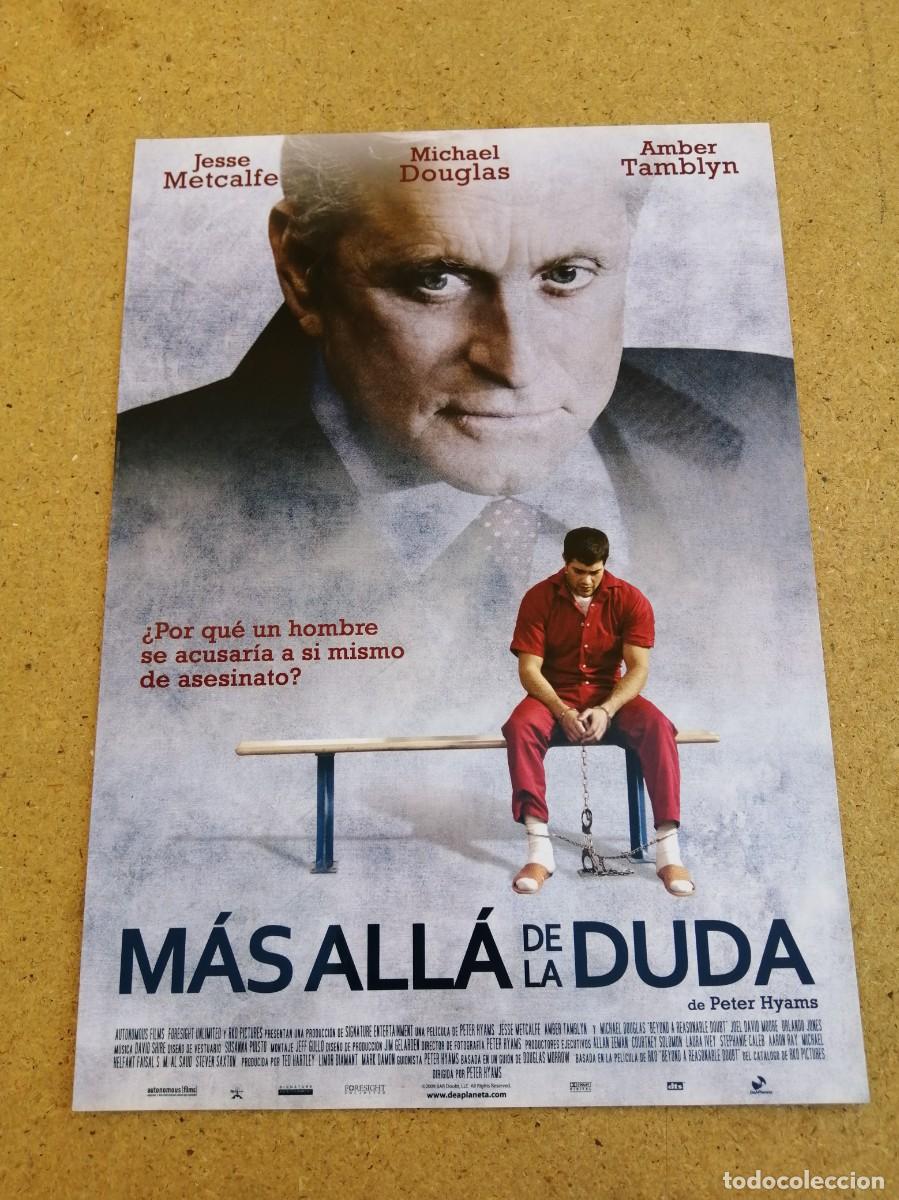 Cine: GUIA CINEMATOGRAFICA. MAS ALLA DE LA DUDA (MICHAEL DOUGLAS - AMBER TAMBLYN)