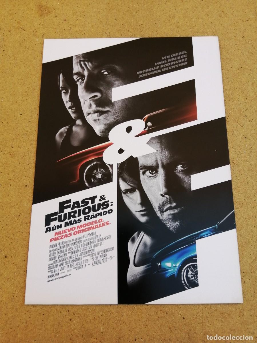 Cine: GUIA CINEMATOGRAFICA. FAST AND FURIOUS, AUN MAS RAPIDO (VIN DIESEL - PAUL WALKER)
