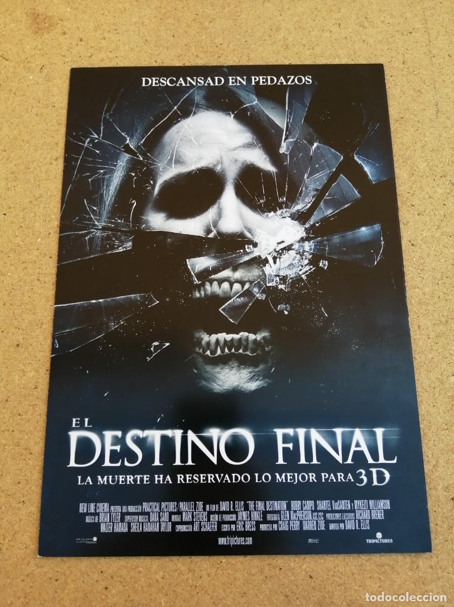 Cine: GUIA CINEMATOGRAFICA. EL DESTINO FINAL (UN FILM DE DAVID R. ELLIS)
