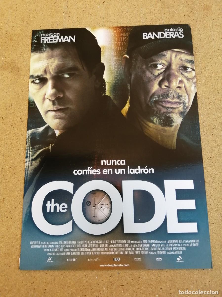 Cine: GUIA CINEMATOGRAFICA. THE CODE (ANTONIO BANDERAS - MORGAN FREEMAN)