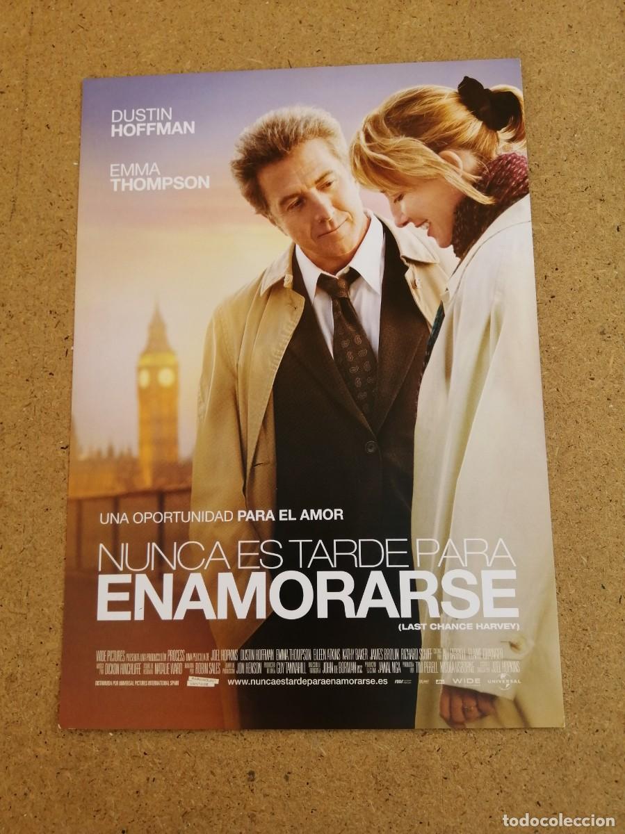 Cine: GUIA CINEMATOGRAFICA. NUNCA ES TARDE PARA ENAMORARSE (DUSTIN HOFFMAN - EMMA THOMPSON)