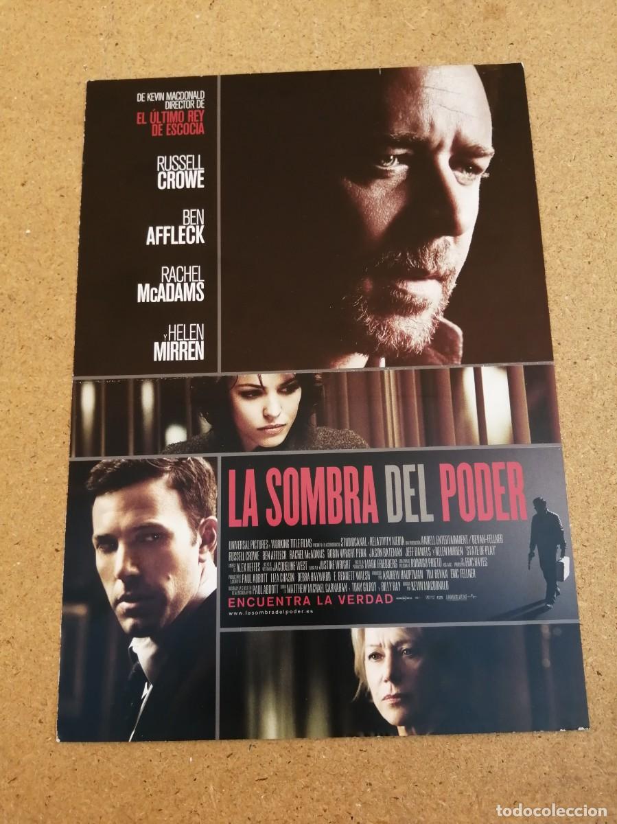 Cine: GUIA CINEMATOGRAFICA. LA SOMBRA DEL PODER (RUSSELL CROWE - HELEN MIRREN - BEN AFFLECK)