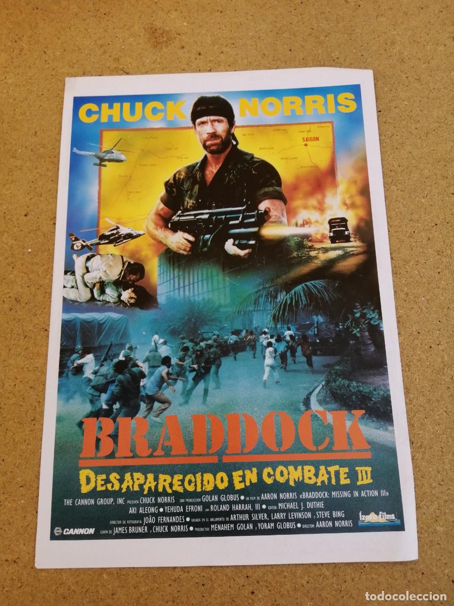 Cine: GUIA CINEMATOGRAFICA. BRADDOCK, DESAPARECIDO EN COMBATE III (CHUCK NORRIS)