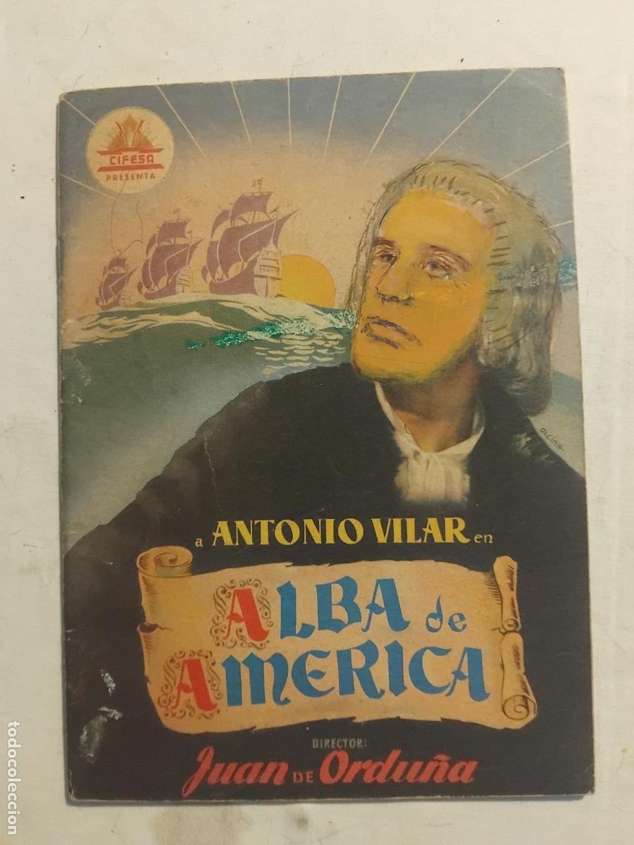 Cine: GUIA DE CINE ORIGINAL ALBA DE AMERICA. AMPARO RIVELLES ANTONIO VILAR CIFESA