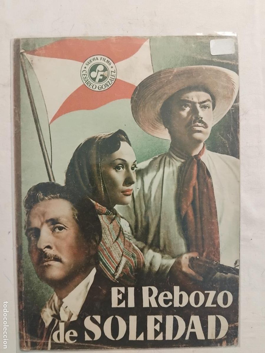 Cine: GUIA DE CINE ORIGINAL EL REBOZO DE SOLEDAD, PEDRO ARMENDARIZ