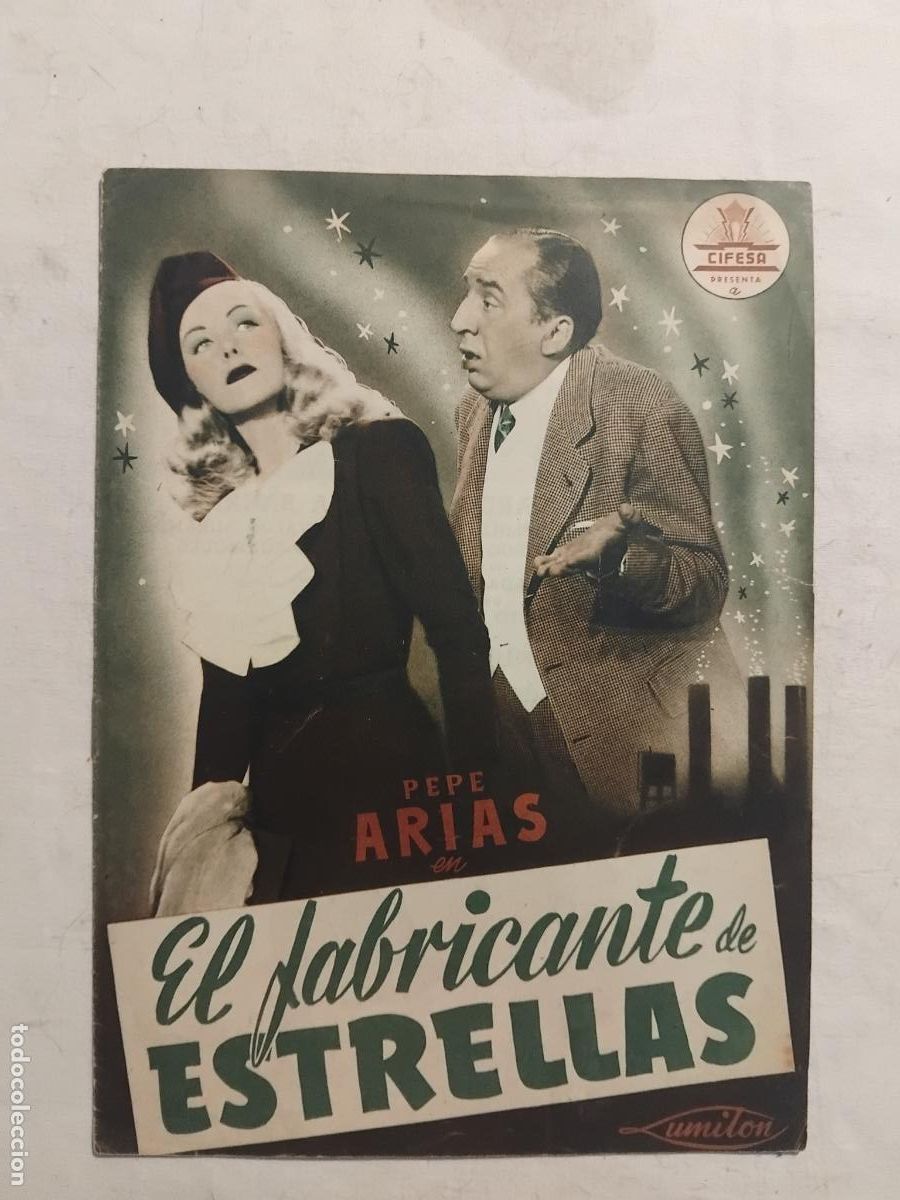 Cine: GUIA DE CINE ORIGINAL EL FABRICANTE DE ESTRELLAS - PEPE ARIAS TITO LUSIARDO