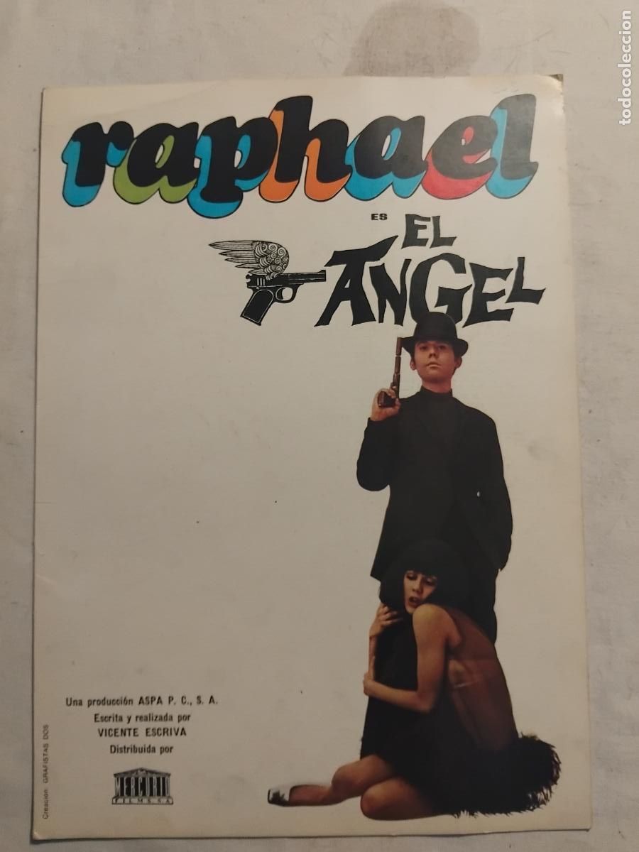 Cine: GUIA DE CINE. RAPHAEL ES EL ANGEL - CON ANNA GAEL Y FRANCO PESCE - MERCURIO FILMS