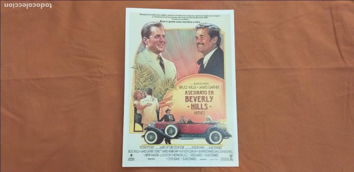 Cine: Guia simple: ASESINATO EN BEVERLY HILLS. CON: BRUCE WILLIS Y JAMES GARNER