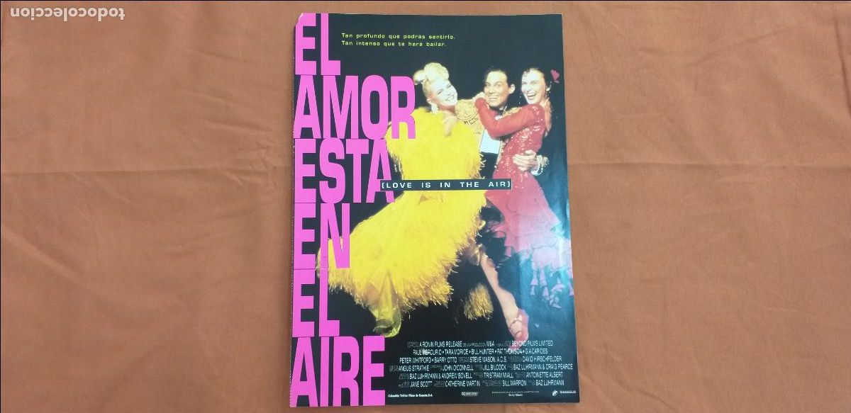 Cine: GUIA simple: EL AMOR ESTA EN EL AIRE (LOVE IS IN THE AIR) Paul Mercurio Tara Morice Bill Hunter