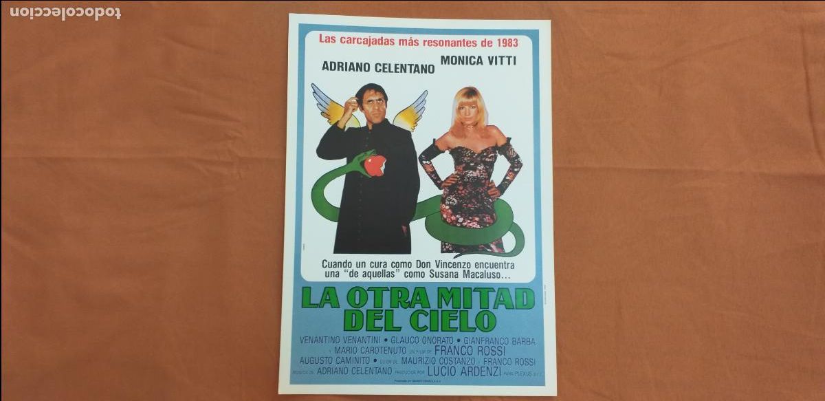 Cine: GUIA simple: LA OTRA MITAD DEL CIELO. CON: FRANCO ROSSI ADRIANO CELENTANO MONICA VITTI, VELANTINO VE