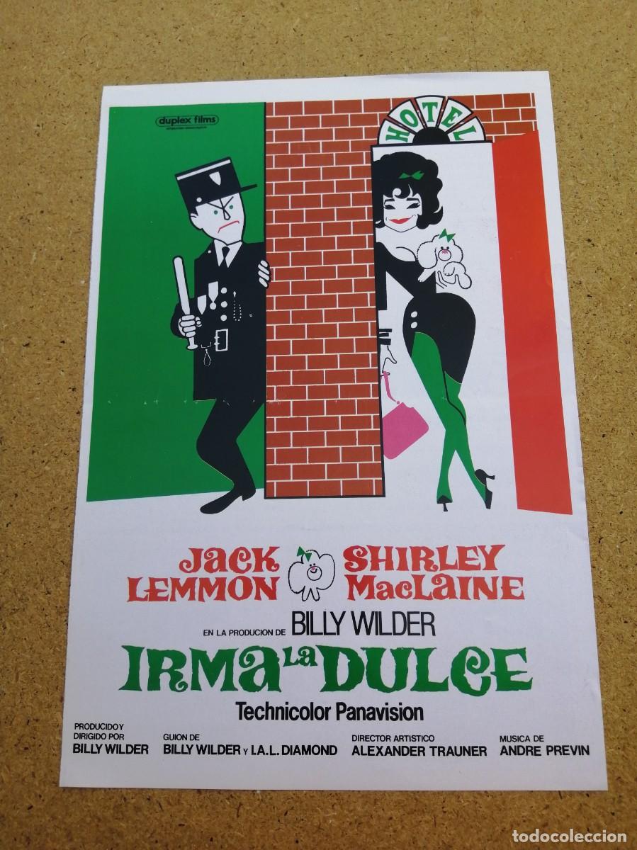 Cine: GUIA CINEMATOGRAFICA. IRMA LA DULCE (JACK LEMMON - SHIRLEY MacLAINE - BILLY WILDER)