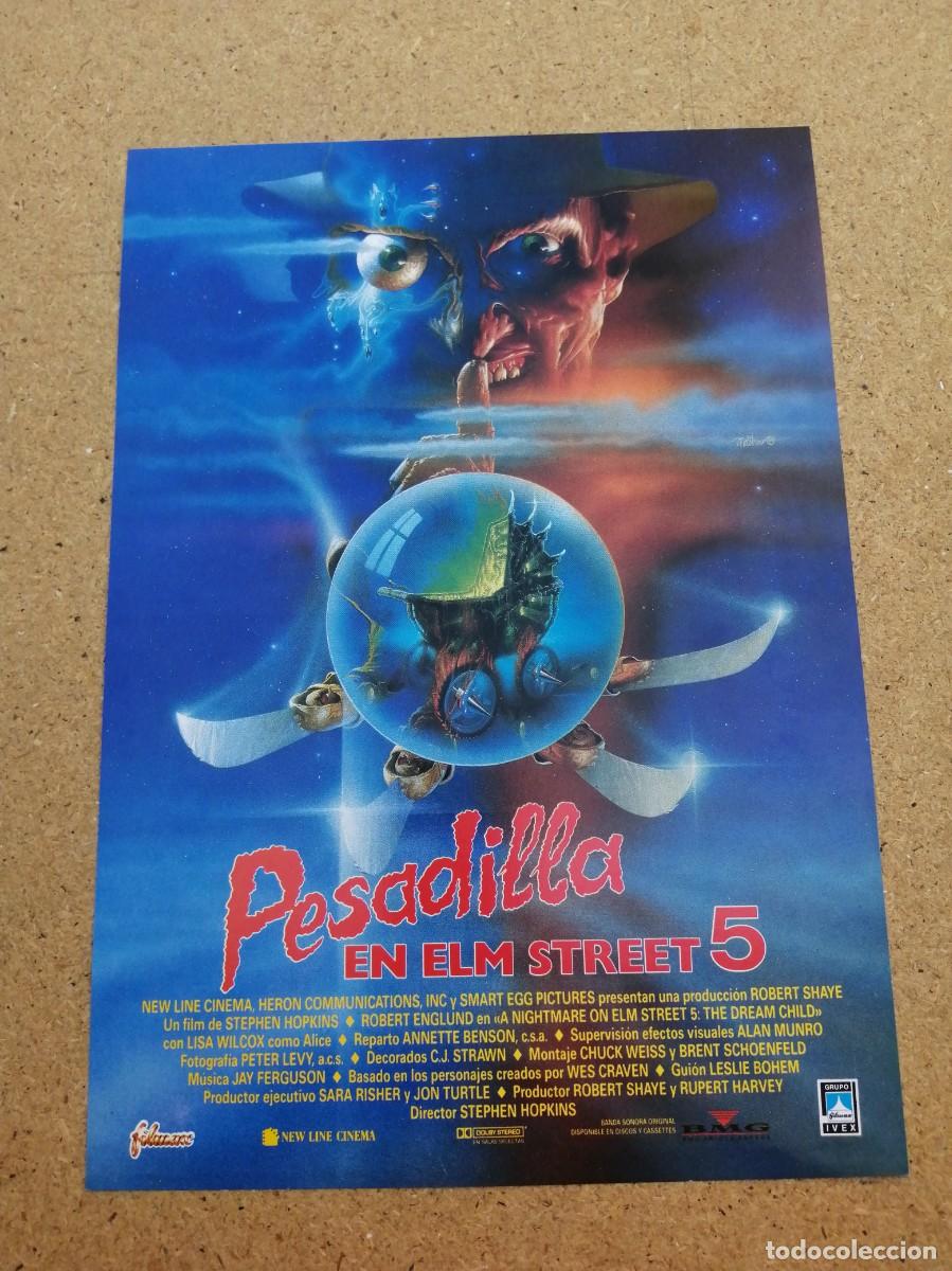 Cinema: GUIA CINEMATOGRAFICA. PESADILLA EN ELM STREET 5 (ROBERT ENGLUND)