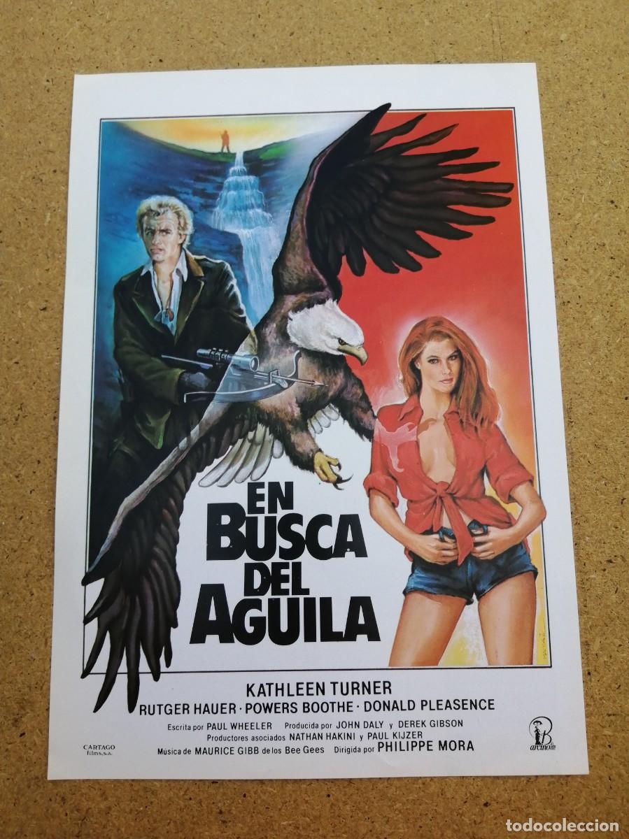 Cine: GUIA CINEMATOGRAFICA. EN BUSCA DEL AGUILA (RUTGER HAUER - KATHLEEN TURNER - DONALD PLEASENCE)
