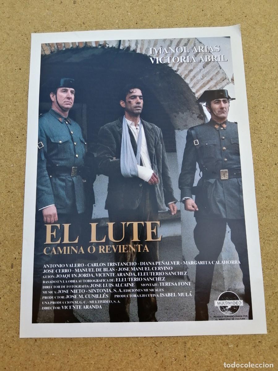 Cine: GUIA CINEMATOGRAFICA. EL LUTE, CAMINA O REVIENTA (IMANOL ARIAS)